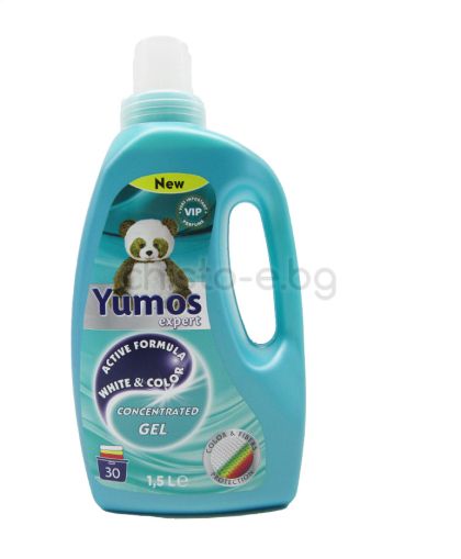 Течен перилен препарат Yumos White&Color 1,5 л., 30 пранета