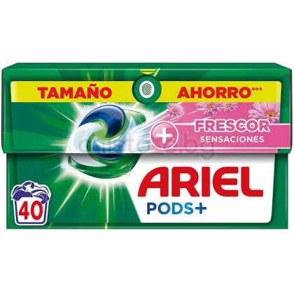 Ariel Extra Power All in1 капсули за бяло и цветно пране, 40 дози