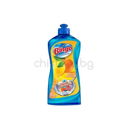 Препарат за съдове Bingo Lemon & Tangerine, 400 мл. 