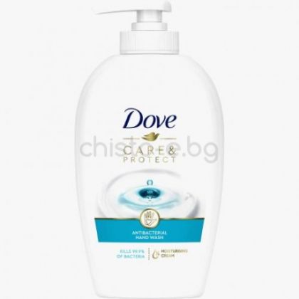 Dove течен сапун с помпа антибакретиален, 250 мл.