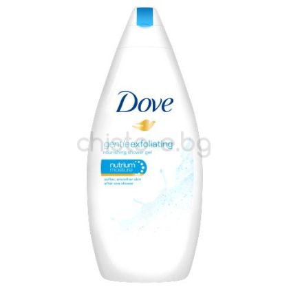 Ексфолиращ душ гел Dove Gentle Exfoliating, 250 мл.