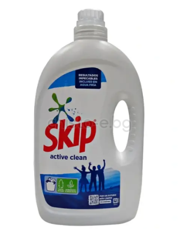 Течен перилен препарат Skip Active Clean, 4.25 л., 85 пранета