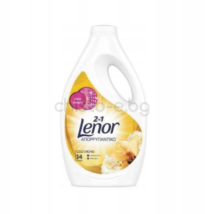 Течен перилен препарат Lenor Color златна орхидея, 1.155 л., 21 пранета