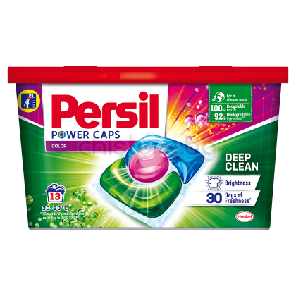 Капсули за пране PERSIL Power Caps Color, 13 бр.