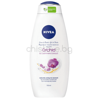 Душ гел Nivea Orhid & Cashmere Extract, 750 мл.