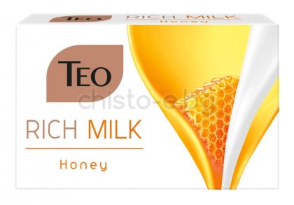 Тео Milk Rich Honey подхранващ сапун, 90 гр.