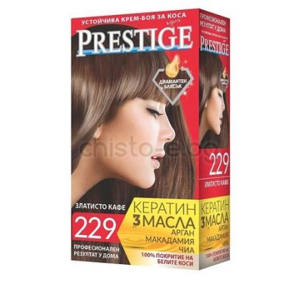 Боя за коса Prestige № 229 златисто кафе