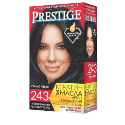 Боя за коса Prestige № 243 синьо черен