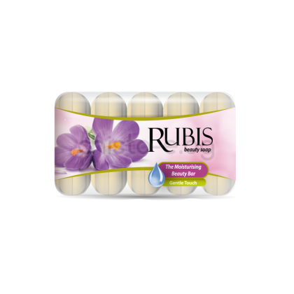 Тоалетен сапун Rubis Gentle Touch, 5 x 60 гр.