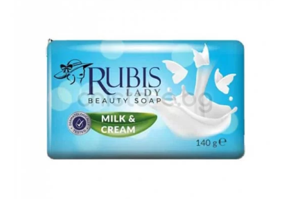 Тоалетен сапун Rubis Milk & Cream, 140 гр.