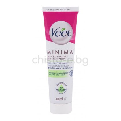 Veet Minima крем за депилация за суха кожа за жени, 100 мл.