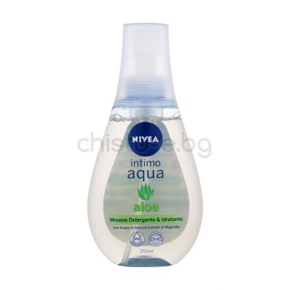 Nivea Intimo Aloe хидратираща пяна за интимна хигиена, 250 мл. 