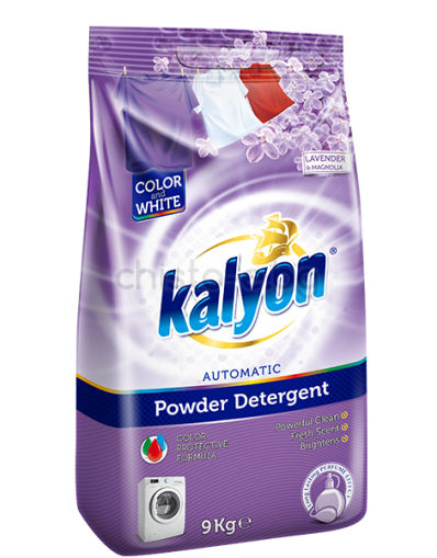 Прах за пране Kalyon White & Color Lavender & Magnolia, 9 кг.