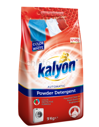 Прах за пране Kalyon White & Color Lovely, 9 кг.