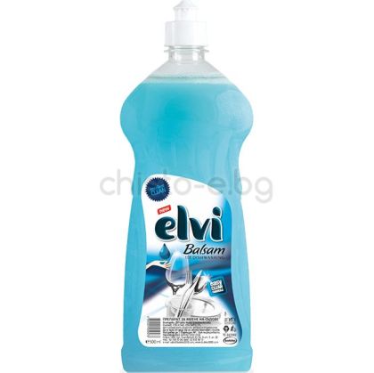 Препарат за съдове Elvi Balsam Blue, 500 мл.