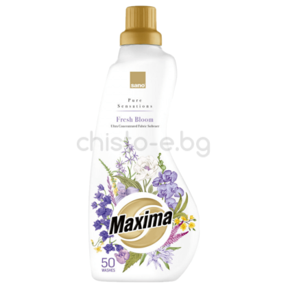 Омекотител Maxima Fresh Bloom, 1 л., 50 пранета