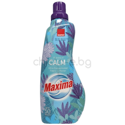 Омекотител Maxima Calm, 1 л., 50 пранета