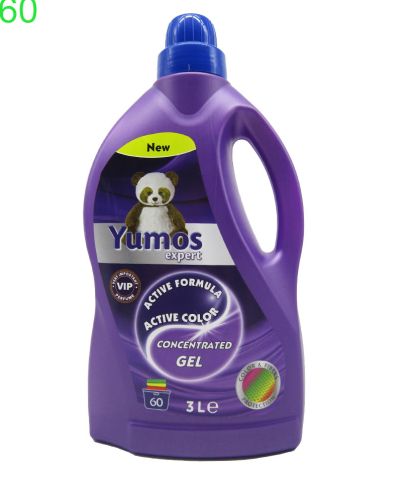 Течен перилен препарат Yumos Active Color 3 л., 60 пранета