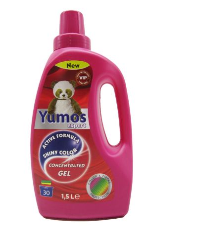 Течен перилен препарат Yumos Shiny Color 1,5л., 30 пранета