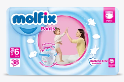 Molfix Pants бебешки гащи Extra 6, 15+ кг., 38 бр. 