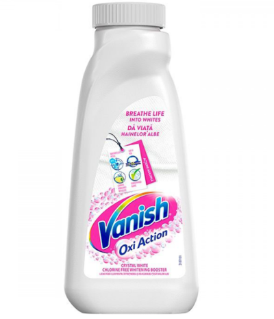 Течен препарат за петна Vanish Oxi Action White, 500 мл.