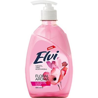 Elvi Floral Aroma течен сапун с помпа, 400 мл. 