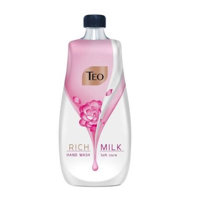 Тео течен сапун пълнител Rich Milk Soft Care, 800 мл.