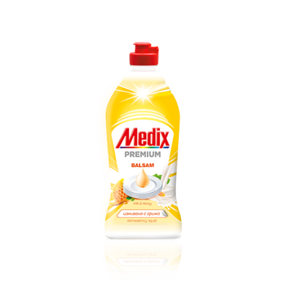 Препарат за съдове Medix Premium Balsam Milk & Honey, 415 мл.