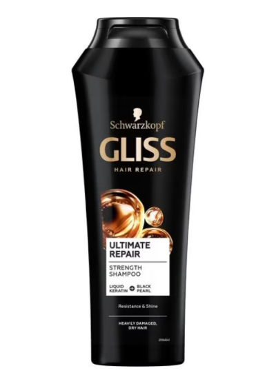 Gliss Ultimate Repair шампоан за увредена и суха коса, 370 мл.