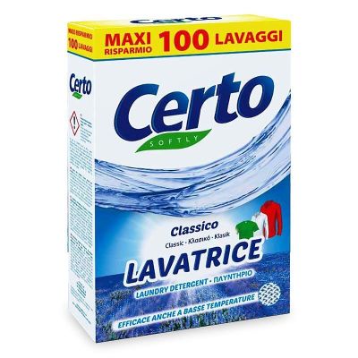 Прах за пране Certo Classico 6.3 кг., 100 пранета 