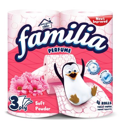 Тоалетна харфия Familia Soft Powder, 4-ка