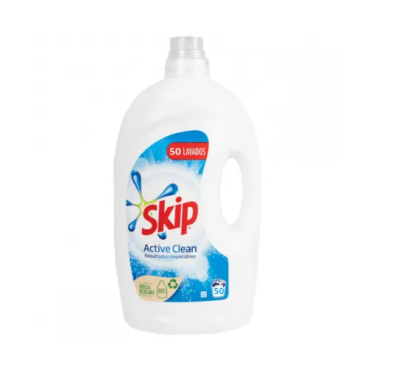 Течен перилен препарат Skip Active Clean, 2.5 л., 50 пранета