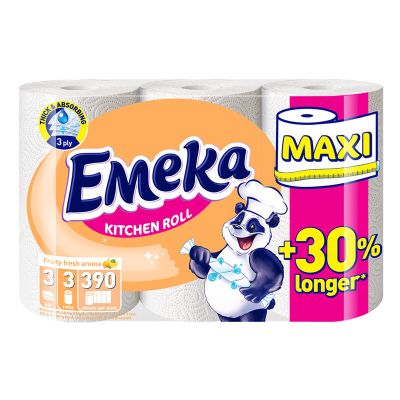 Кухненска ролка Емека Maxi Fruity Fresh, 3 бр.