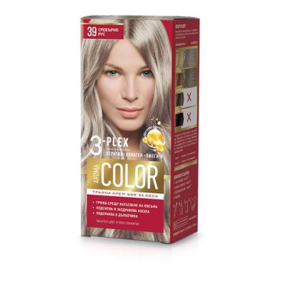 Боя за коса Aroma Color 3-PLEX №39 сребристо рус