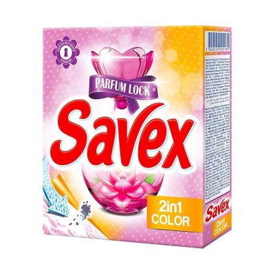 Прах за пране Savex 2 in 1 Color, 300 гр., 3 пранета