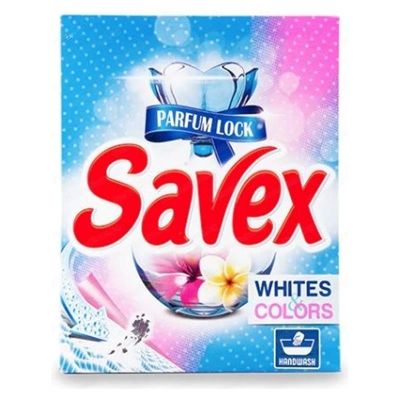 Прах за ръчно пране Savex White & Color, 400 гр.