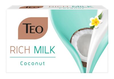 Teo Milk Rich Coconut хидратиращ сапун, 90 гр.