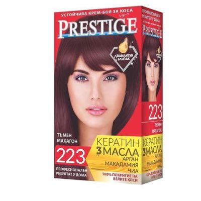 Боя за коса Prestige № 223 тъмен махагон