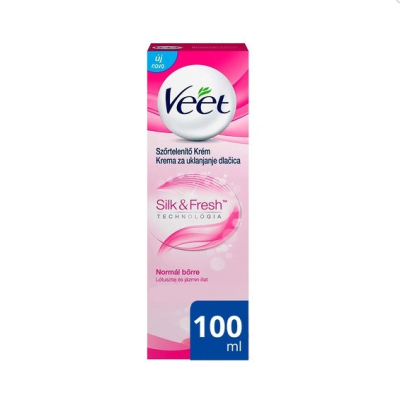 Veet Silk & Fresh крем за нормална кожа, 100 мл.