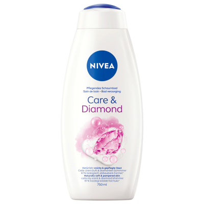 Душ гел Nivea Care & Diamond, 750 мл.