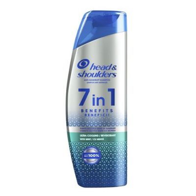 Head & Shoulders Ultra Cooling 7 in 1 шампоан против пърхот, 360 мл.