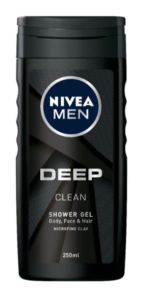 Душ гел Nivea Men Deep Clean с глина, 250 мл.