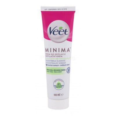 Veet Minima крем за депилация за суха кожа за жени, 100 мл.