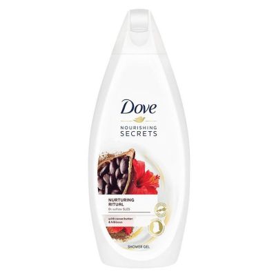 Подхранващ душ гел за тяло Dove Nourishing Secret с какао и хибикус, 250 мл.