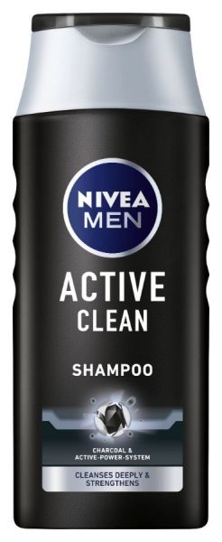 Nivea Men Active Clean шампоан за мъже с активен въглен 400 мл