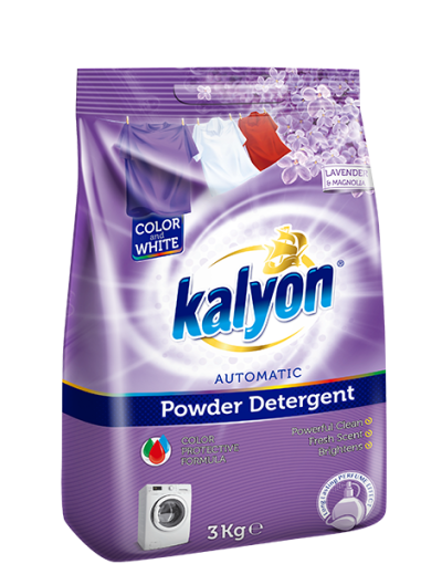 Прах за пране Kalyon White & Color Lavender & Magnolia, 3 кг.