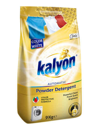 Прах за пране Kalyon White & Color Gold, 9 кг.