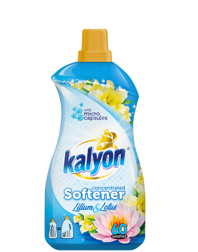 Омекотител Kalyon Lilium & Lotus, 1.5 л., 60 пранета