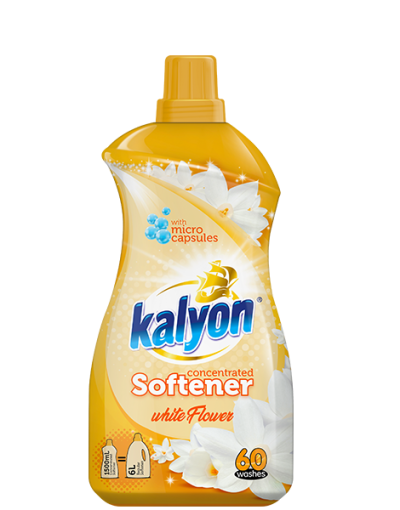 Омекотител Kalyon White Flower, 1.5 л., 60 пранета