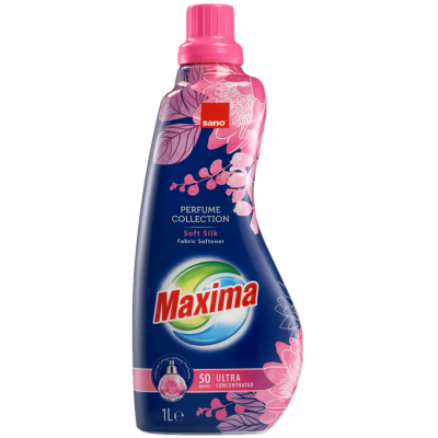 Омекотител Maxima Soft Silk, 1 л., 50 пранета